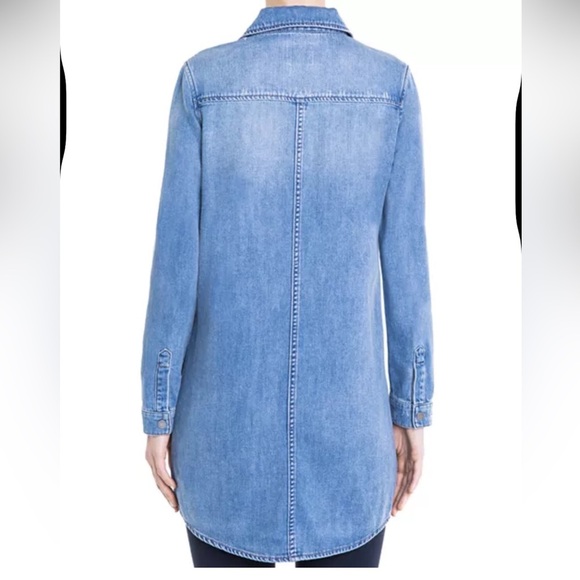 Liverpool Blue Mini Dress with Classic Style - Picture 2 of 5